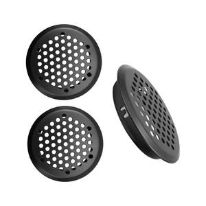 lot 12433 image: Antrader 2inch Black Louver Vents Stainless Steel Round Mesh Hole Air Vents