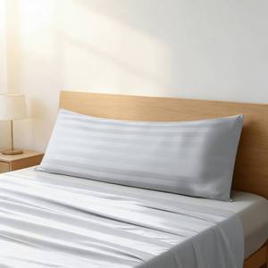 lot 12450 image: 100% Egyptian Cotton Body Pillow Cover Long Pillow Case 600 Thread Count