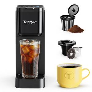 lot 13298 image: Tastyle Single Serve Coffee Maker Hot and Iced with Bold Brew, Up to 16 Oz