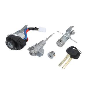 lot 14385 image: Hihaha NO.81900-C1B0081970-C1A00  InnerCar Ignition Switch Door Lock Trunk Lock Glove Box Lock Kit for Hyundai Sonata 2015-2017  Car Full Lock Cylinder SetMetal  1 SetBlack