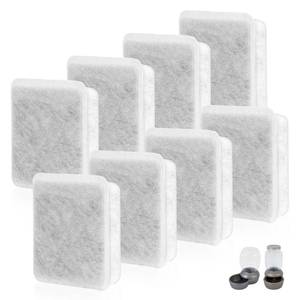 lot 14395 image: Pet Fountain Charcoal Water Filter Replacement, Dog Cat Water Bowl Filter Pet Water Filter Fit for Gravity Waterer Bowls Pack of 8