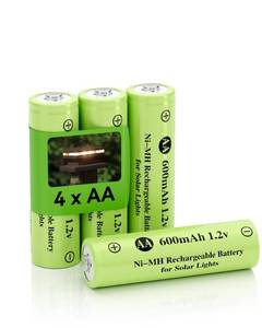 lot 14400 image: Howardly Ni-MH AA 1.2v 600mAh Rechargeable Battery, Double A Battery