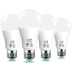 lot 14424 image: UCB Alexa Light Bulb 130W Equivalent, Smart Light Bulbs Warm White to Daylight Tunable, A19 E26 Bluetooth LED Bulbs Work with Alexa Only for Bedroom Kitchen Living Office No WiFi Required 4 Pack
