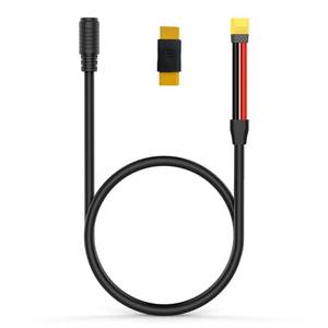 lot 14428 image: DC 7909 Female to XT90 Male ConnectorsAdapter Connect Solar Panel for Lipo Battery Pack Compatible Portable Power Station AC200P AC200MAX and Solar Generator 1M3Ft