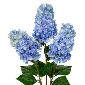 lot 19667 image: Arborus 3PCS Fake Flowers Hydrangea Artificial Flowers 28 Long Stem Light Blue Faux Flowers for Vase, Real Touch Silk Flowers D�cor for Floral Arrangement Home Farmhouse Office Hotel Decoration