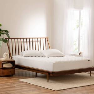 lot 19697 image: SERTA Power Clean Triple Action Quilted Soft Waterproof Mattress Pad Protector, Moisture Wicking Protection with 15 Deep Pocket, Twin, White