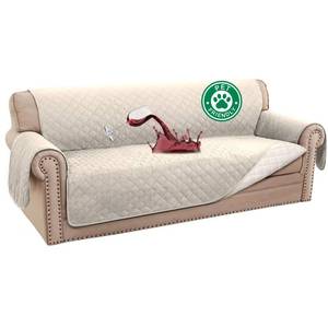 lot 19704 image: Turquoize 100% Waterproof Sofa Covers Couch Cover Sofa Cover for Dogs Couch Protector Triple Non-Slip Sofa Slipcover for 3 Cushion Couch Furniture Protector for Pets, Kids,Dog (Sofa 70, Ivory)