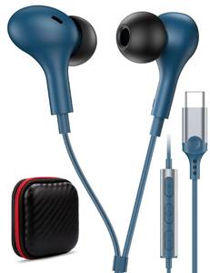 lot 20009 image: USB C Headphone for Samsung S26 S25 FE S24 A16 A17 Z Wired Earbuds Magnetic