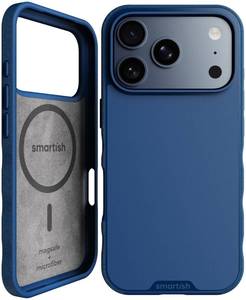 lot 20017 image: Smartish iPhone 17 Pro MagSafe Case, Gripmunk, Slim Grip Case, Blue