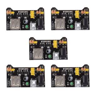 lot 20024 image: HiLetgo 4pcs 3.3V 5V Power Supply Module for MB102 102 Prototype Breadboard DC 6.5-12V or USB Power Supply Module