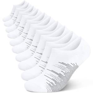 lot 20028 image: 10 Pairs No Show Socks Men, Ankle Low Cut Short Socks with Non Slip Grips