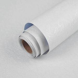lot 20052 image: White Textured Wallpaper Peel and Stick Silk Embossed Vinyl Contact Paper