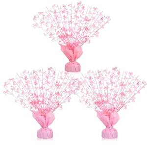 lot 20053 image: Craftydream 3 Pcs Pink Bow Table Decorations