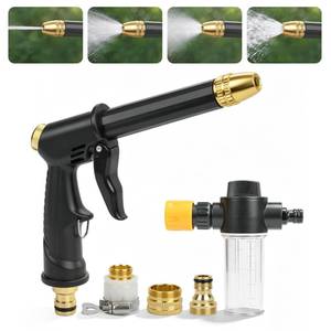 lot 20069 image: 2026 high pressure hose nozzle, portable high pressure water gun with 4 Adjustable Jet Nozzle, pressure washer nozzle, power washer hose attachment for garden Patio Cleaning