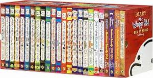 lot 13294 image: A Libray of Diary of a Wimppy Kid 1-24 Books Complete Collection Box Set Paperback