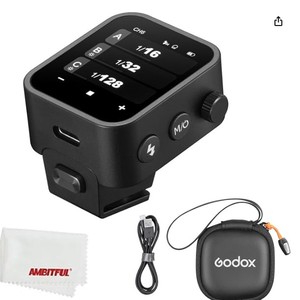 lot 6152 image: Godox X3 F X3-F X3F TTL Wireless Flash Trigger for Fuji,2.4GHz Wireless System,High-Definition LED Screen,Built-in Lithium Battery for Fuji Cameras