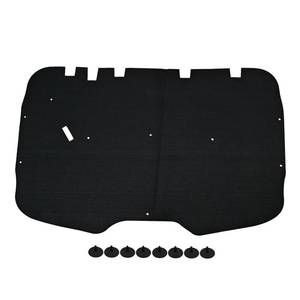 lot 1221 image: UINIEBOOM Hood Insulation Pad & Clips, Replacement Insulation Pad Compatible with GMC Sierrawith Chevy Tahoe Suburban Silverado 1999-2006