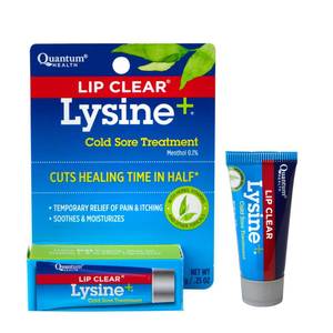 lot 2005 image: Quantum Health Lip Clear Lysine Cold Sore Treatment & Pain Relief, 0.25 oz