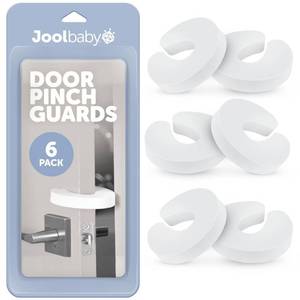 lot 2014 image: Jool Baby Door Pinch Guards (6 Pack) �� Slam Preventer �� Babyproof Doors to Avoid Pinched Fingers & Door Slamming, Keep Pets from Getting Locked in