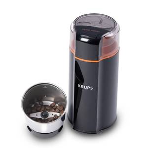 lot 2024 image: KRUPS Silent Vortex Electric Coffee Grinder 3 oz Capacity, 5x Quieter, 175W Motor for Coffee Beans, Spices & Herbs - Removable Dishwasher-Safe Bowl, 12-Cup Yield, Black