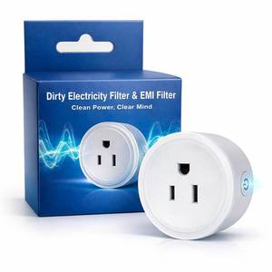 lot 2057 image: Ground Loop Hum Eliminator & Dirty Electricity Filter�� Reduce EMIRFI Noise, for AudioSpeakerHome Appliance, High-Capacity 1200W Plug- 10A AC EMI Filter