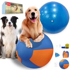 lot 2059 image: Stcohyz Herding Ball for Dogs, 18 Durable Waterproof Jolly Ball for Dogs, Dog Training Toy for Medium & Large Breeds, Large Dog Toys for Collie, Australian Shepherd, and All Herding Breeds