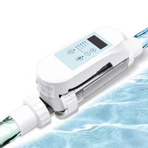 lot 3203 image: Smart Salt Water Pool Chlorinator with Bluetooth & Wi-Fi App Control, Up to 40000 Gallons, Self-Cleaning Cell
