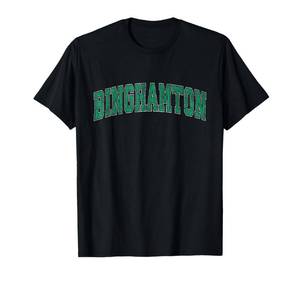 lot 4195 image: Binghamton New York NY Vintage Athletic Sports Design T-Shirt