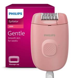 lot 4206 image: Philips Epilator Series 2000, Corded Epilator for Legs and Body, Hair Removal Device for Women, Model BRE22700