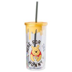 lot 4235 image: Silver Buffalo Disney Winnie the Pooh Hunny Quote, Plastic Cold Cup, 20oz