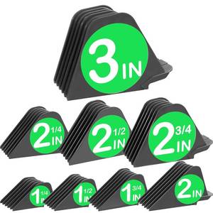 lot 4238 image: 3 Inch Hair Clipper Combs Guides, Hair Clipper Guards 1 & 14 1 & 12 2, Mega NO.16 NO.12 NO.10 fits for most Wahl Clippers (Deep Gray, 8pcs Mega Set)