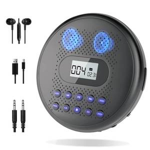 lot 4258 image: ARAFUNA Portable CD Player with Dual Stereo Speakers, Rechargeable for Car