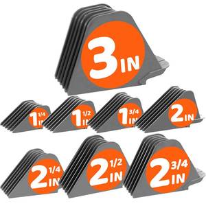 lot 4270 image: AFANSO Mega Hair Clipper Guards, 8pcs Gray, Fits Most Wahl Full Size Hair Clippers (3 Inch 8pcs)