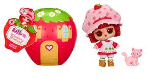 lot 4281 image: LOL Surprise Loves The World of Strawberry Shortcake Tots with Scented Dolls, Pets, and Transforming Strawberry House Playset �� Gift for Kids Ages 4