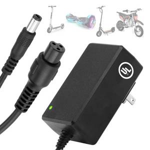 lot 6291 image: APOOHEP 42V Compact Electric Scooter Hoverboard Charger for Hover-1 Gotrax Jetson & More 36V Lithium Battery, UL Certified Safe & Powerful & Small with 2 Common Connectors
