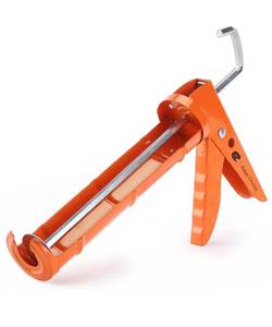 lot 6324 image: Bates- Caulking Gun, 101 Thrust Ratio, Orange, No Drip Sealant Gun