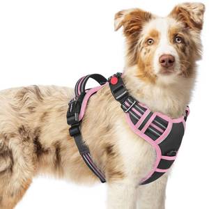 lot 6342 image: rabbitgoo Dog Harness Medium Sized, Updated Easy On & Off with 3 Buckles