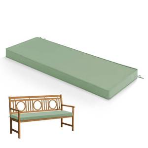 lot 7217 image: Summsun Outdoor Bench Cushion Pad, 42 x 18 x 3 Inch, Sage Green