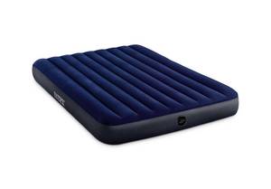 lot 7231 image: Intex 64759E Dura-Beam Standard Downy Air Mattress Fiber-Tech �� Queen Size �� 10in Bed Height �� 600lb Weight Capacity �� Pump Sold Separately