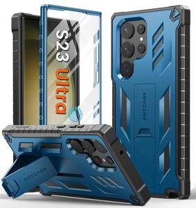 lot 8108 image: FNTCASE for Samsung Galaxy S23 Ultra Case, Built-in Screen Protector Blue