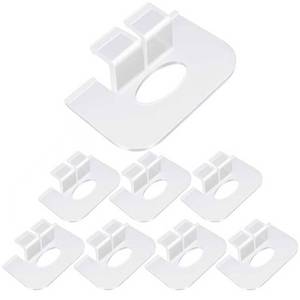lot 8113 image: ZIUZI 8Pcs Cordless Honeycomb Shade Lift Handles, 34 Pleat Blind Pull