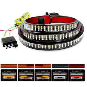 lot 8146 image: Nilight 60 Inch Truck Tailgate Light Bar Triple Row 504 LEDs