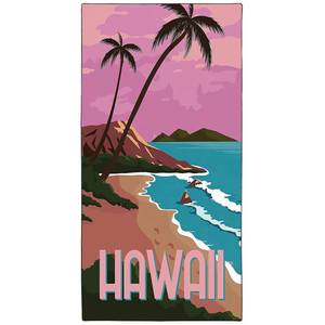 lot 8150 image: Rstick Hawaii Beach Towel Oversized 36x72 Quick Dry Sand Free Coconut Palm Tree Beach Towels Soft Lightweight Microfiber Towels for Swim Pool Camping Travel