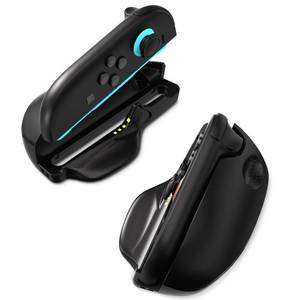 lot 8164 image: Mumba Mouse Grip for Nintendo Switch 2 Joy-Con, 2 Pack Ergonomic Gamer Grip Holder with Super Smooth PTFE Glide Pads Portable Gaming Controller Stand for Switch 2 Joy Con Accessories (2025), Black