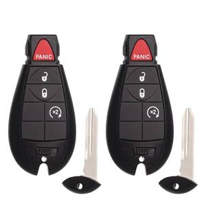 lot 8225 image: MechanMagic Key Fob Fobik Replacement Fits for Dodge Ram 1500 2013-2021 2500 3500 4500 5500 2013-2018 Pickup Truck Keyless Entry Remote Start Control GQ4-53T 4B Set of 2