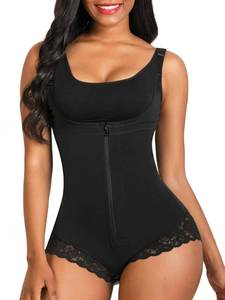 lot 8226 image: SHAPERX Womens Fajas Colombianas Shapewear Postpartum Tummy Control Body Shaper Butt Lifter Bodysuit,SZ7200-Black-XL