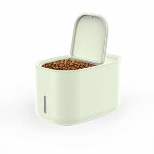 lot 9610 image: Zuutii Dog Food Storage Container with Lid, 6.9Qt Pet Food Storage Bin for Dry Dog & Cat Food, Moisture-Proof Kibble Container, Holds Up to 7.2 lbs(Creamy Green)