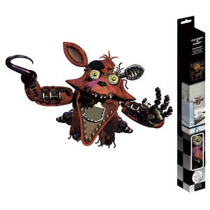 lot 9633 image: Five Nights at Freddy s Foxy Wall Decal 3 pcs x 8 pack