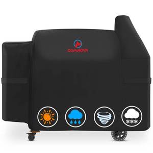 lot 9656 image: Comnova Grill Cover for Pit Boss Austin XL - 600D Wood Pellet Smoker Cover for Pitboss 1000 Series, Premium Pellet Cover for Pit Boss Austin XL 1000, Rancher XL 1000, 1100 Pro, 1150, and Z Grill 1000