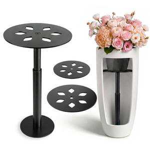 lot 9660 image: TCYPUHL 1 Pack Adjustable Plant Riser for Inside Pots, 10-17 Inch Height Planter Insert for Tall Pots, 8 & 10 Top Trays with 6 Base, Pot Filler Alternative, Drainage Holes for Indoor Planters